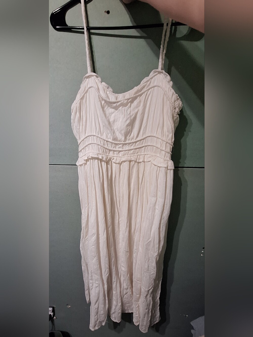 Maurices White Cottagecore Dress